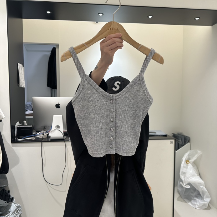 BEENS東大門代購女裝新款真品熱賣時尚推薦休閑26春夏吊帶背心BEENS吊帶/背心圖色2