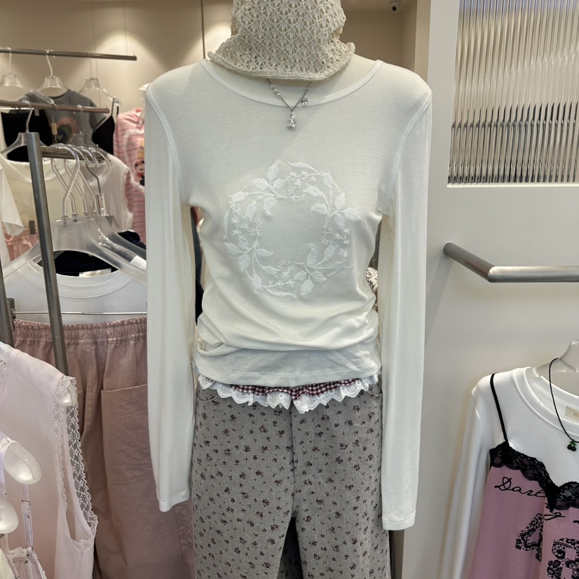 MIMME/LOOKK東大門直郵女士新款熱賣時尚休閑推薦長袖T恤MIMME/LOOKK長袖T恤圖色1