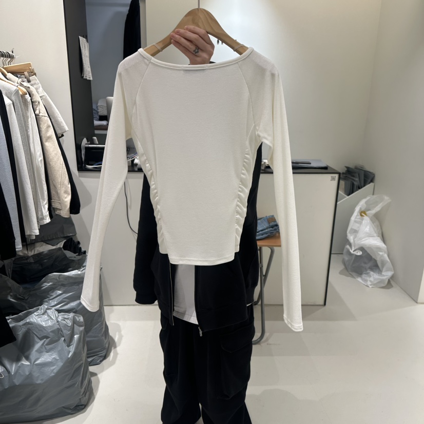 BEENS東大門實拍女裝新品時尚26春夏熱賣人氣推薦長袖T恤BEENS長袖T恤