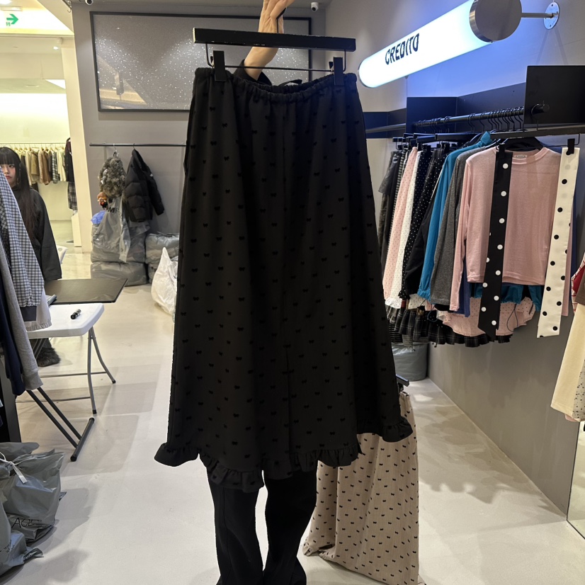 CREDITO韓國代購女裝新款26春夏休閑人氣推薦時尚職業長裙CREDITO長裙