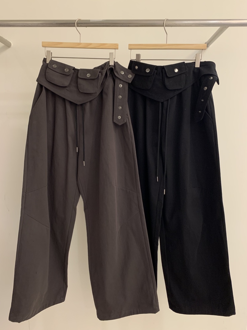 ZITTEN東大門實拍女裝新品時尚熱賣職業休閑真品休閑褲系帶ZITTEN休閑褲