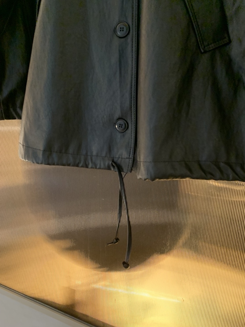 NOUVEAU韓國代購女裝新品熱賣時尚真品人氣中長款大衣皮革NOUVEAU中長款大衣