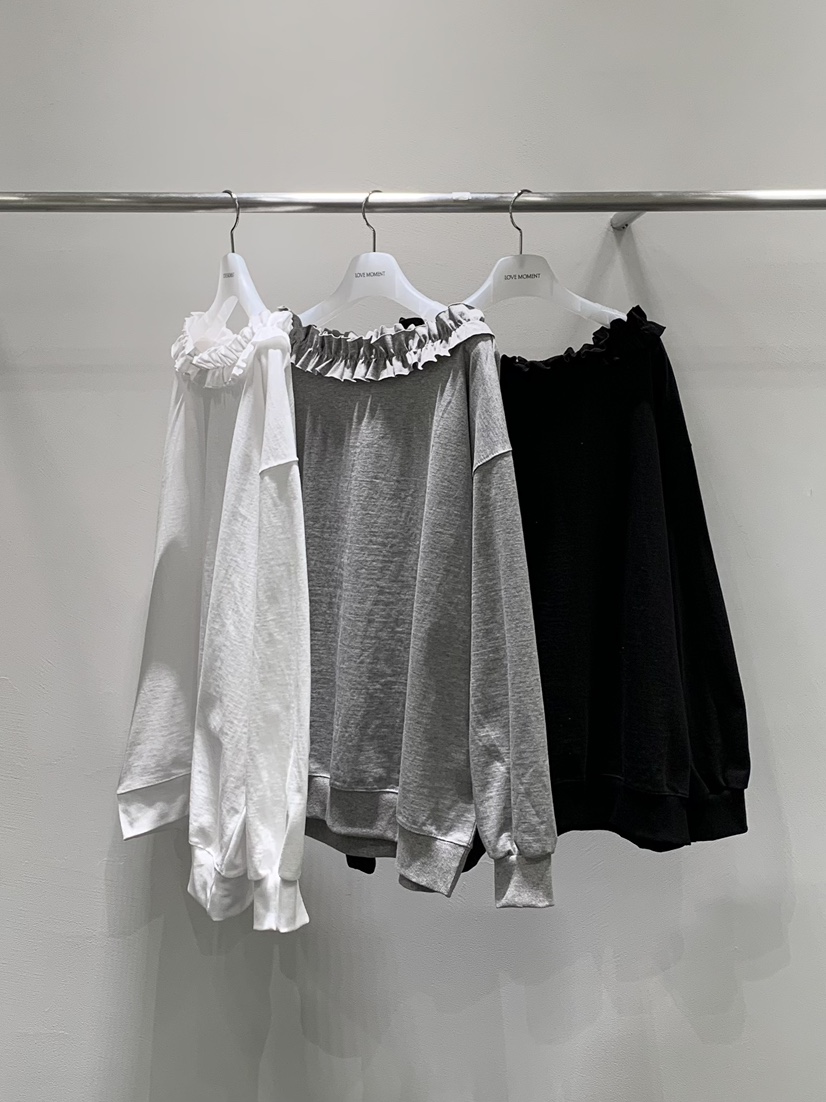 LOVE MOMENT韓國直郵女裝新品真品休閑職業熱賣推薦長袖T恤LOVE MOMENT長袖T恤