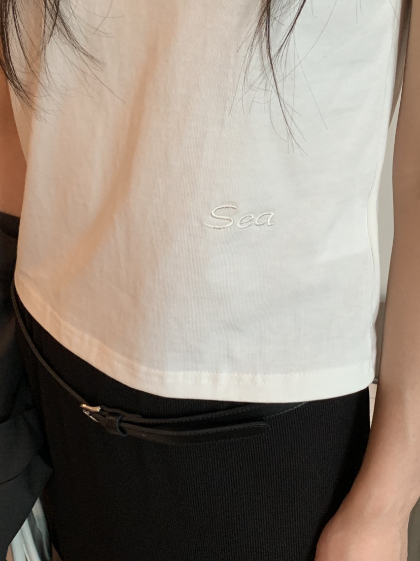 NOUVEAU東大門直郵女士新款休閑真品人氣職業推薦T恤刺繡NOUVEAUT恤