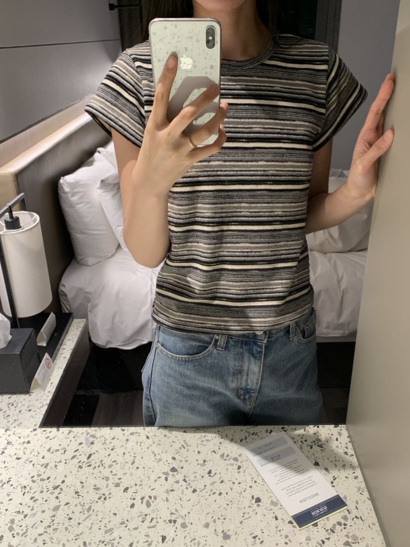 NOUVEAU韓國代購女士新款職業時尚推薦休閑人氣真品熱賣T恤NOUVEAUT恤