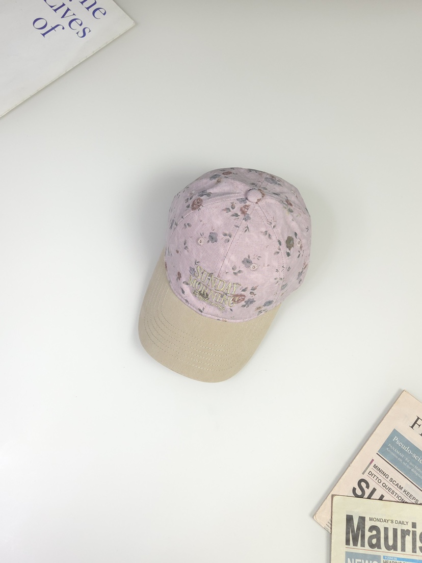 THE HAT-P韓國代購女士新品休閑熱賣人氣時尚帽子刺繡花朵THE HAT帽子圖色2