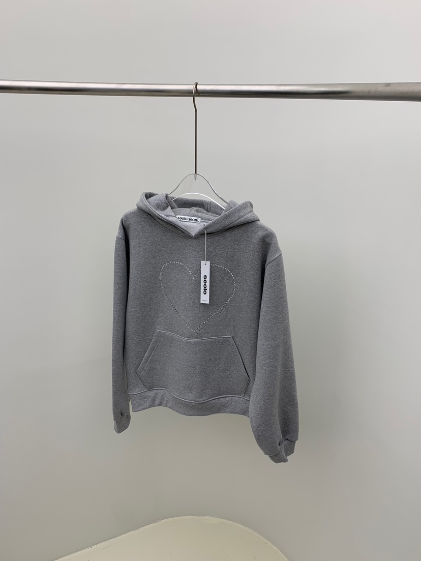 SEOLO韓國代購女裝新款推薦26春夏休閑真品時尚熱賣衛衣兜帽Seolo seoul衛衣圖色2