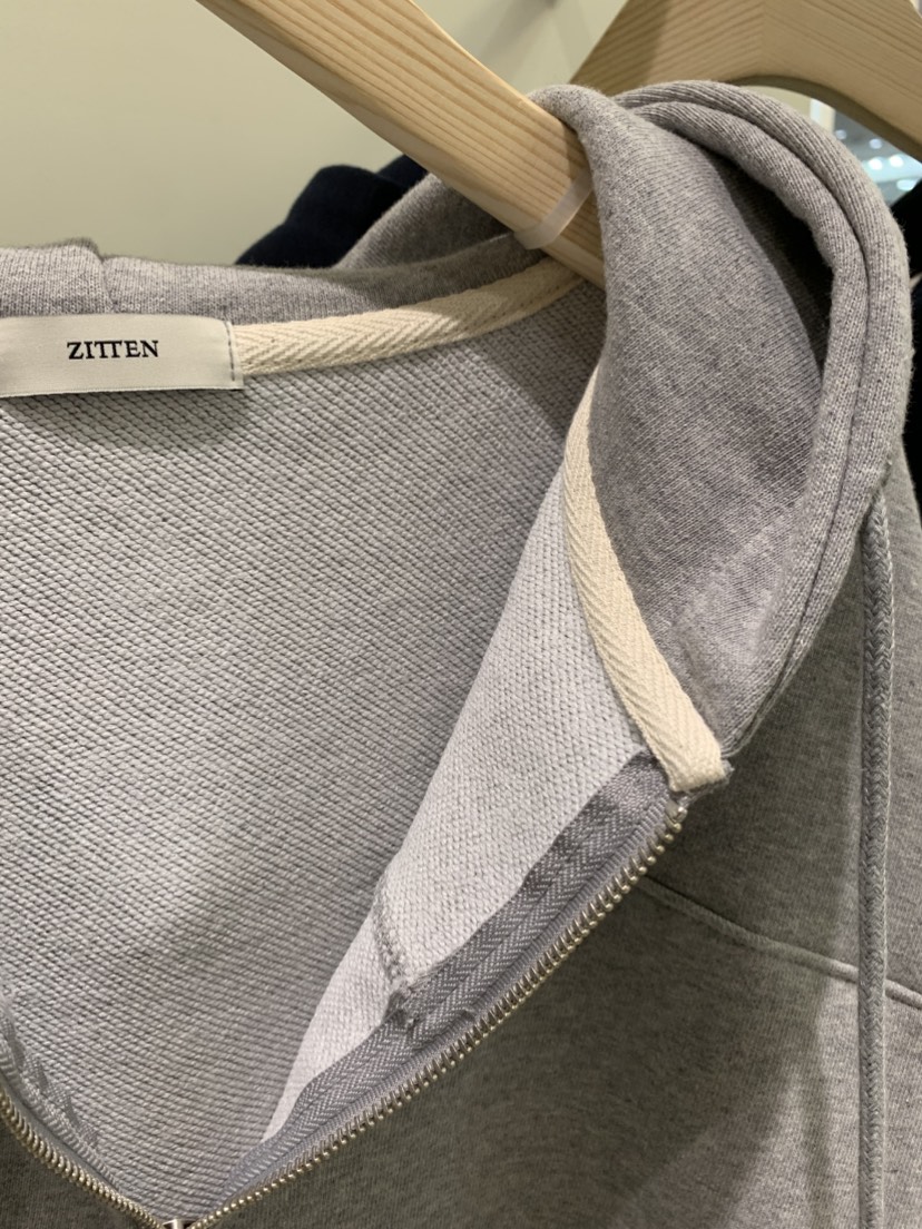 ZITTEN東大門代購女裝新款休閑職業真品推薦衛衣連帽衫拉鏈ZITTEN衛衣