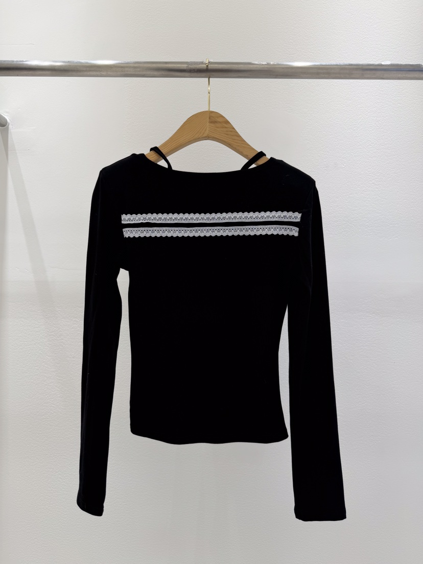 KC MARKET東大門實拍女裝新款時尚26春夏熱賣職業長袖T恤KC MARKET長袖T恤