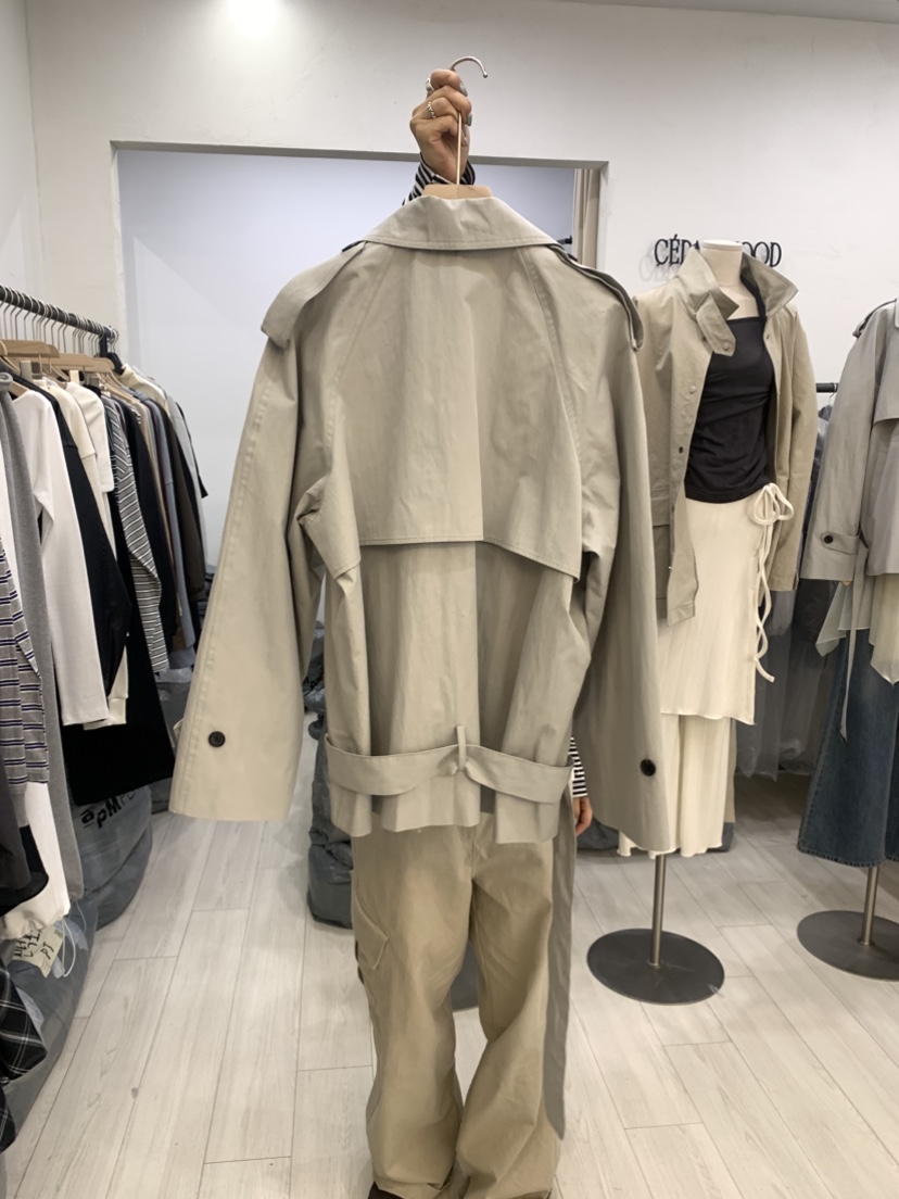 CEDARWOOD東大門代購女裝新品熱賣推薦26春夏人氣夾克含腰帶CEDAR WOOD夾克