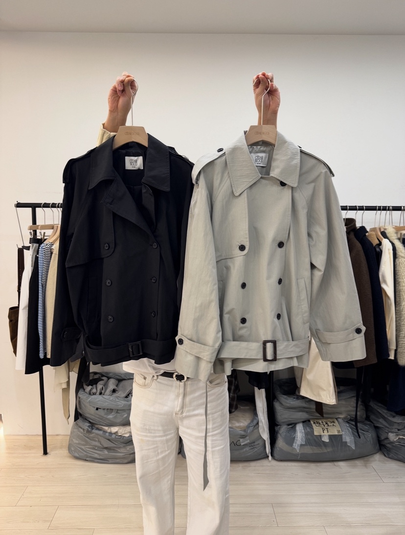 CEDARWOOD東大門代購女裝新品熱賣推薦26春夏人氣夾克含腰帶CEDAR WOOD夾克