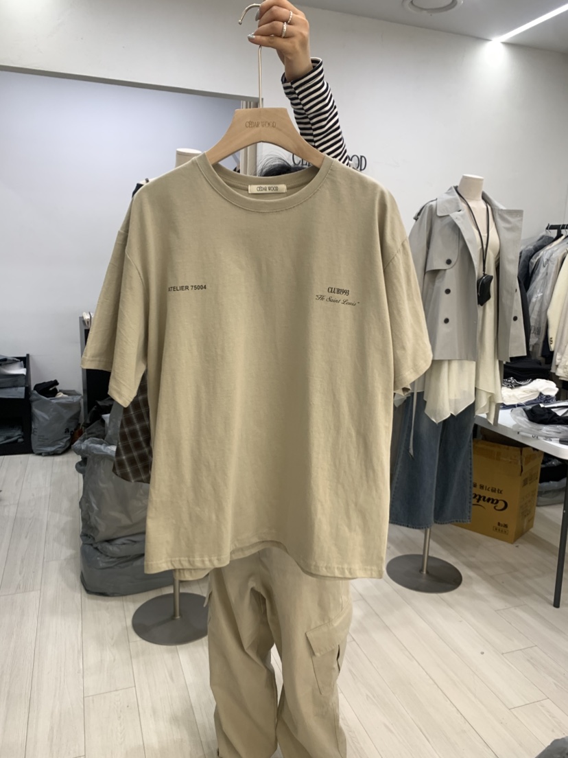 CEDARWOOD韓國代購女裝新款真品職業休閑時尚人氣推薦T恤CEDAR WOODT恤圖色2