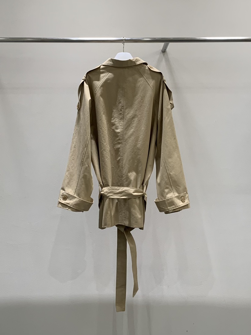 LOVE MOMENT東大門直郵女裝新品休閑26春夏長款風衣含腰帶LOVE MOMENT長款風衣