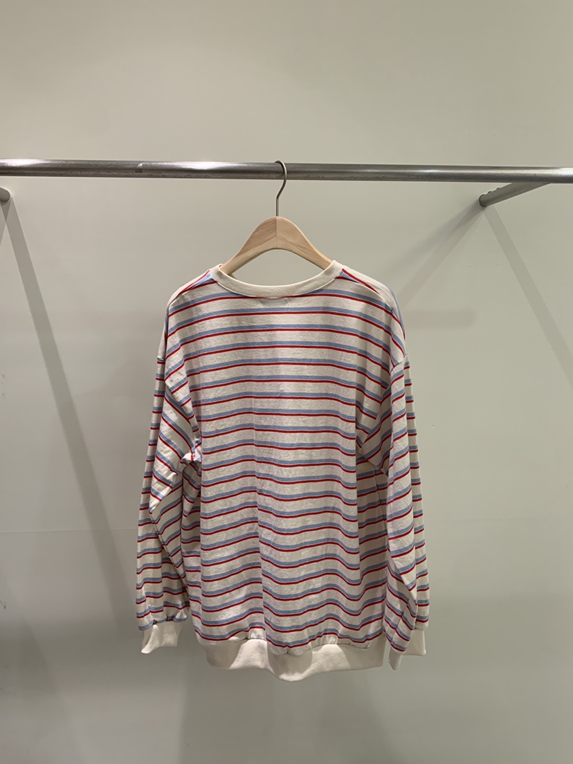 ZITTEN東大門代購女裝新品休閑時尚熱賣人氣26春夏長袖T恤V領ZITTEN長袖T恤