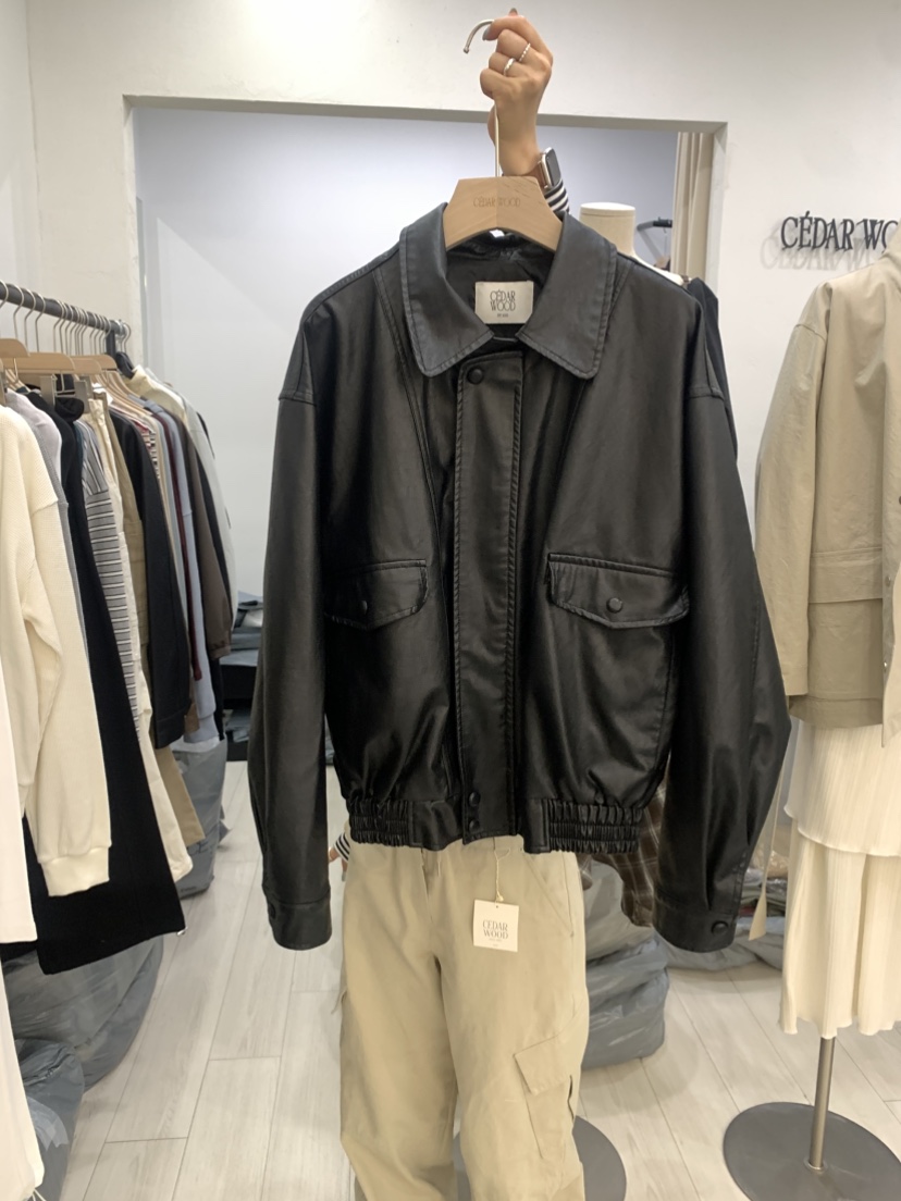 CEDARWOOD韓國代購女士新款職業熱賣休閑26春夏真品推薦夾克CEDAR WOOD夾克圖色1