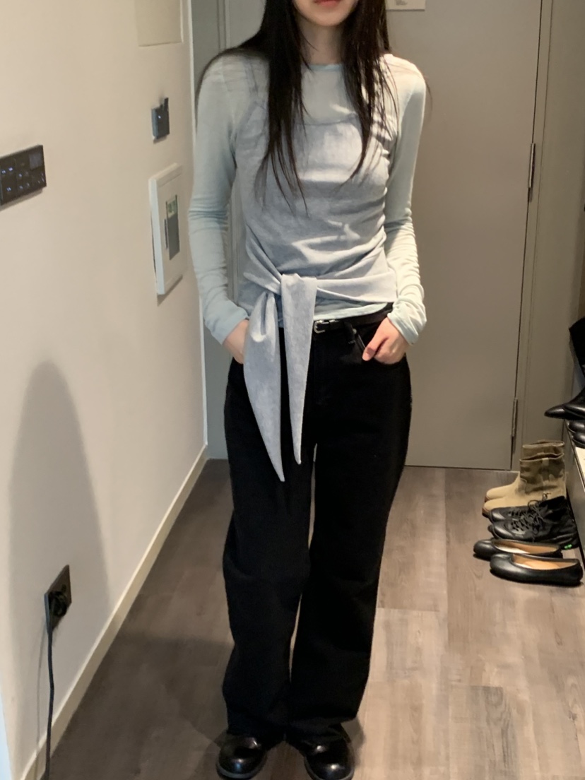 NOUVEAU東大門實拍女裝新款熱賣真品人氣推薦時尚職業牛仔褲NOUVEAU牛仔褲