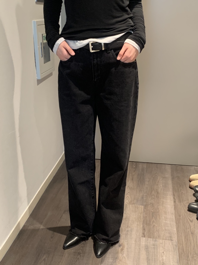 NOUVEAU東大門實拍女裝新款熱賣真品人氣推薦時尚職業牛仔褲NOUVEAU牛仔褲