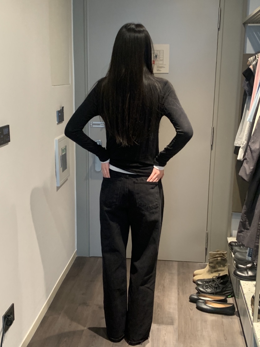 NOUVEAU東大門實拍女裝新款熱賣真品人氣推薦時尚職業牛仔褲NOUVEAU牛仔褲