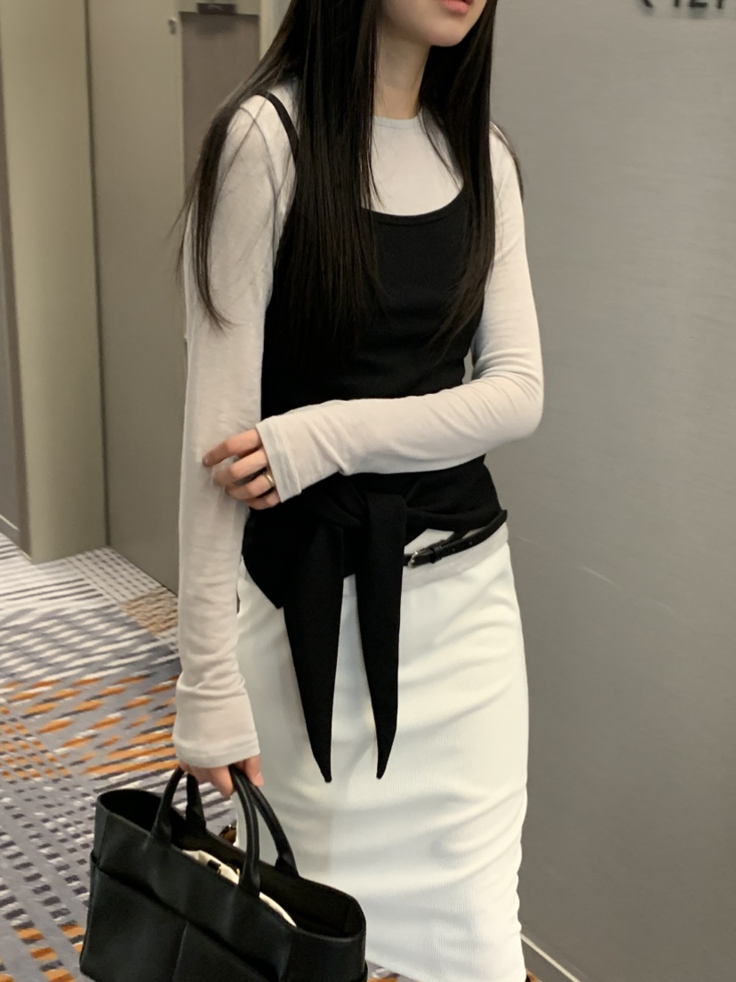 NOUVEAU韓國代購女裝新款26春夏真品職業吊帶背心不含內搭NOUVEAU吊帶/背心