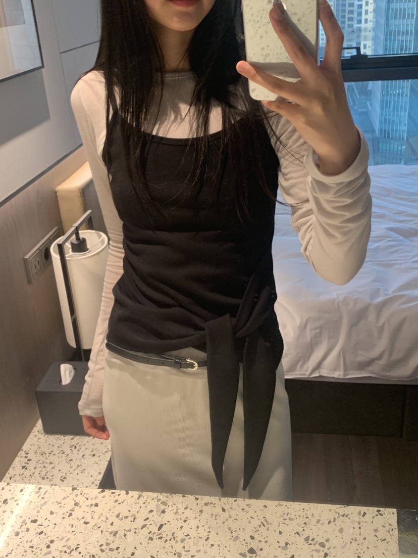 NOUVEAU韓國代購女裝新款26春夏真品職業吊帶背心不含內搭NOUVEAU吊帶/背心