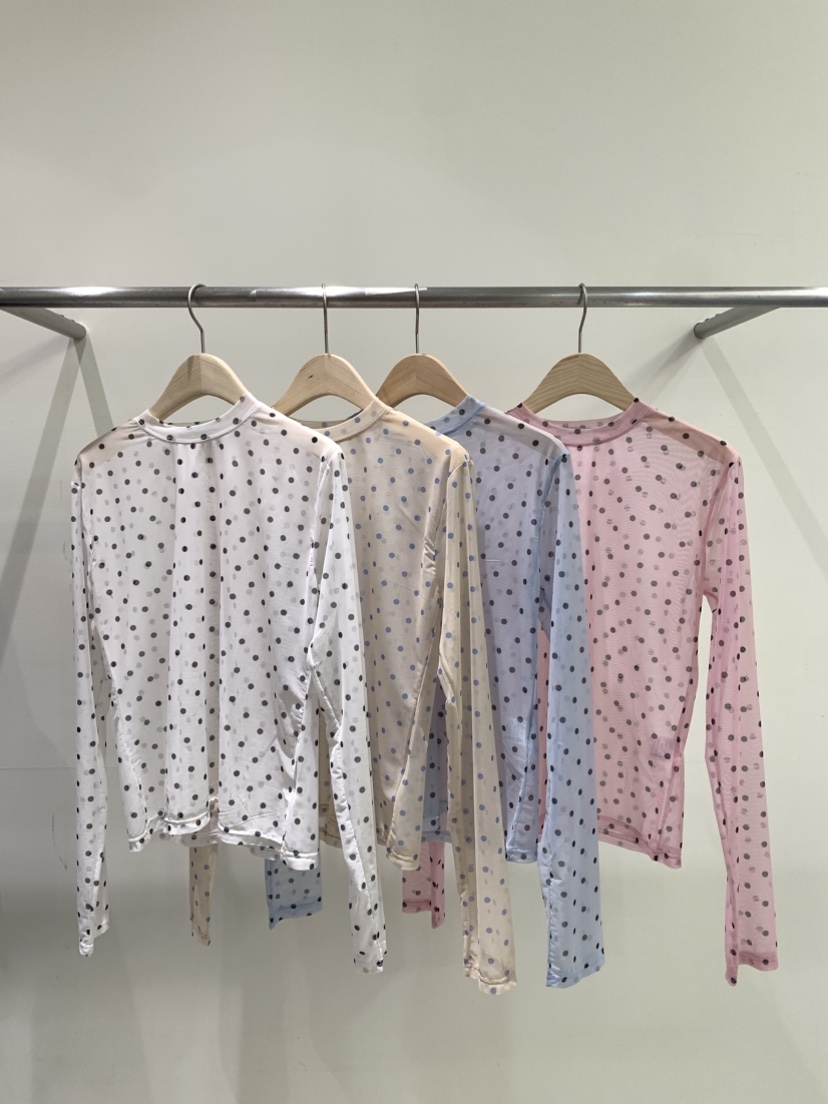 ZITTEN東大門直郵女士新款真品時尚休閑人氣推薦長袖T恤網眼ZITTEN長袖T恤