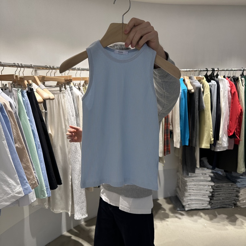 ROOM K-P東大門代購女裝新款26春夏時尚職業熱賣吊帶背心ROOM K吊帶/背心圖色1