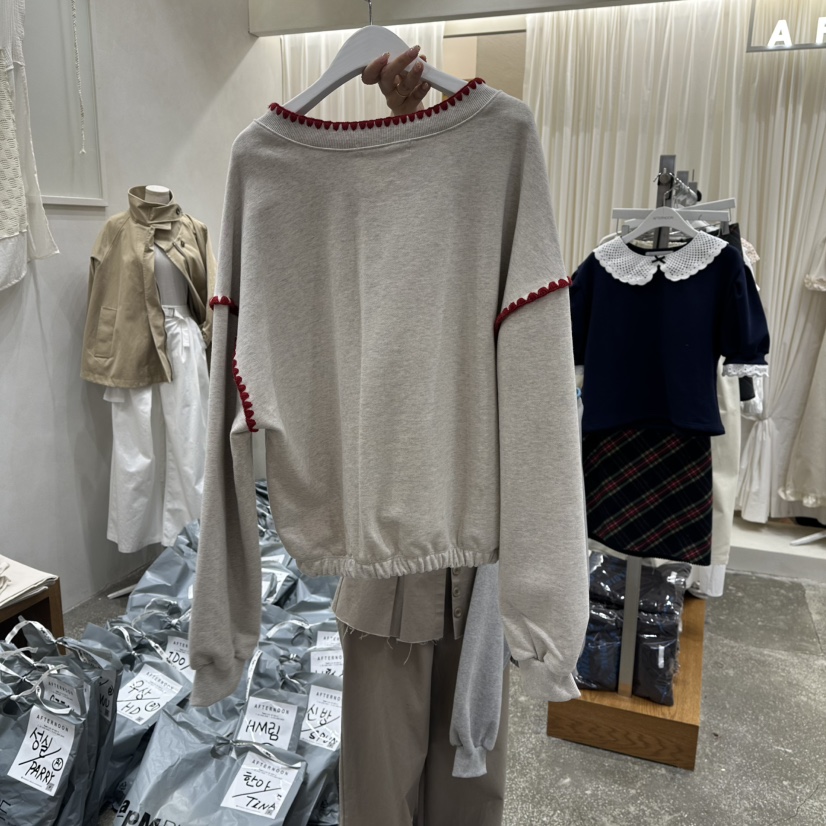 AFTERNOON東大門實拍女士新品人氣推薦職業休閑熱賣時尚衛衣AFTERNOON衛衣