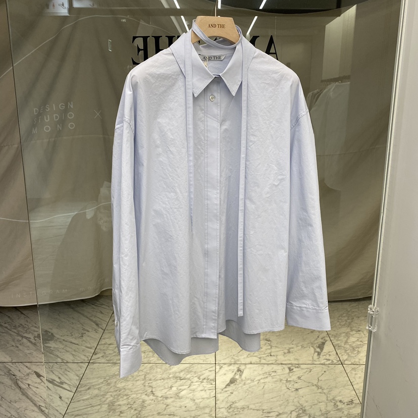 AND THE東大門代購女裝新款時尚26春夏熱賣人氣襯衫蕾絲衫AND THE襯衫/蕾絲衫圖色3