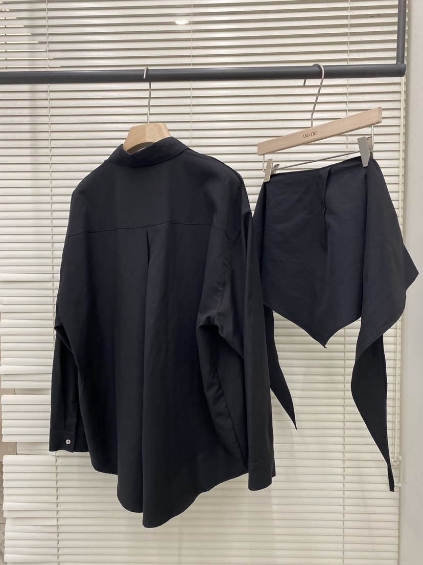 AND THE韓國直郵女士新款時尚職業休閑真品26春夏套裝圍巾AND THE套裝