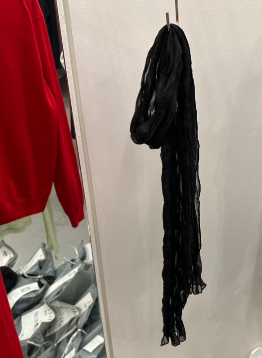 PAVEL東大門實拍女士新品推薦人氣時尚職業圍巾披肩雪紡圍巾PAVEL圍巾/披肩圖色4黑色