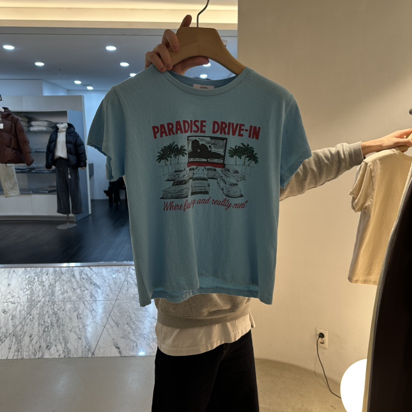 ROOM K-P東大門代購女裝新款人氣熱賣真品休閑推薦時尚T恤ROOM KT恤圖色3