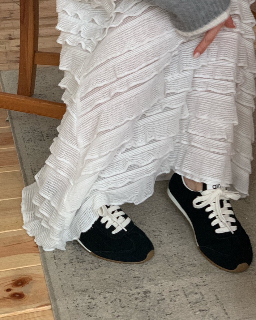 REVE CITE-L東大門實拍女士新款時尚真品26春夏長裙荷葉邊REVE CITE-L長裙