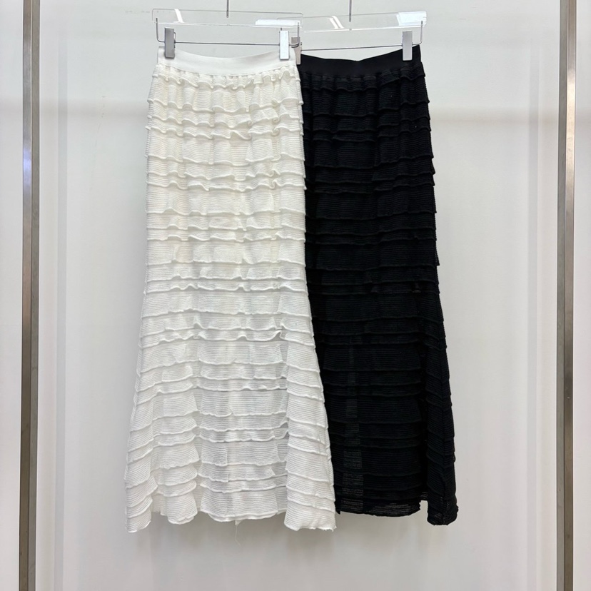 REVE CITE-L東大門實拍女士新款時尚真品26春夏長裙荷葉邊REVE CITE-L長裙