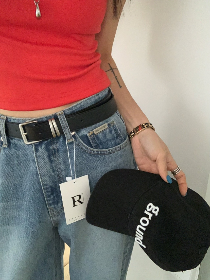 REVE CITE-L東大門實拍女裝新款推薦時尚職業腰帶皮革腰帶REVE CITE-L腰帶