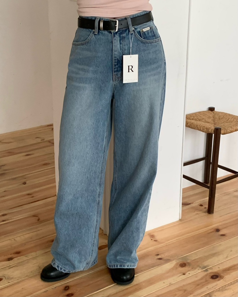 REVE CITE-L東大門直郵女裝新款真品休閑26春夏職業牛仔褲REVE CITE-L牛仔褲