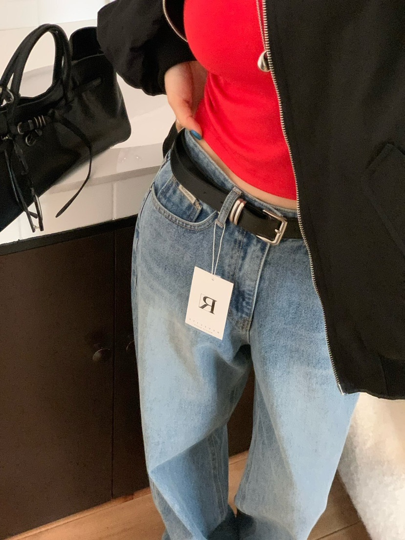 REVE CITE-L東大門直郵女裝新款真品休閑26春夏職業牛仔褲REVE CITE-L牛仔褲