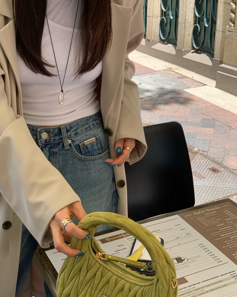 REVE CITE-L東大門直郵女裝新款真品休閑26春夏職業牛仔褲REVE CITE-L牛仔褲