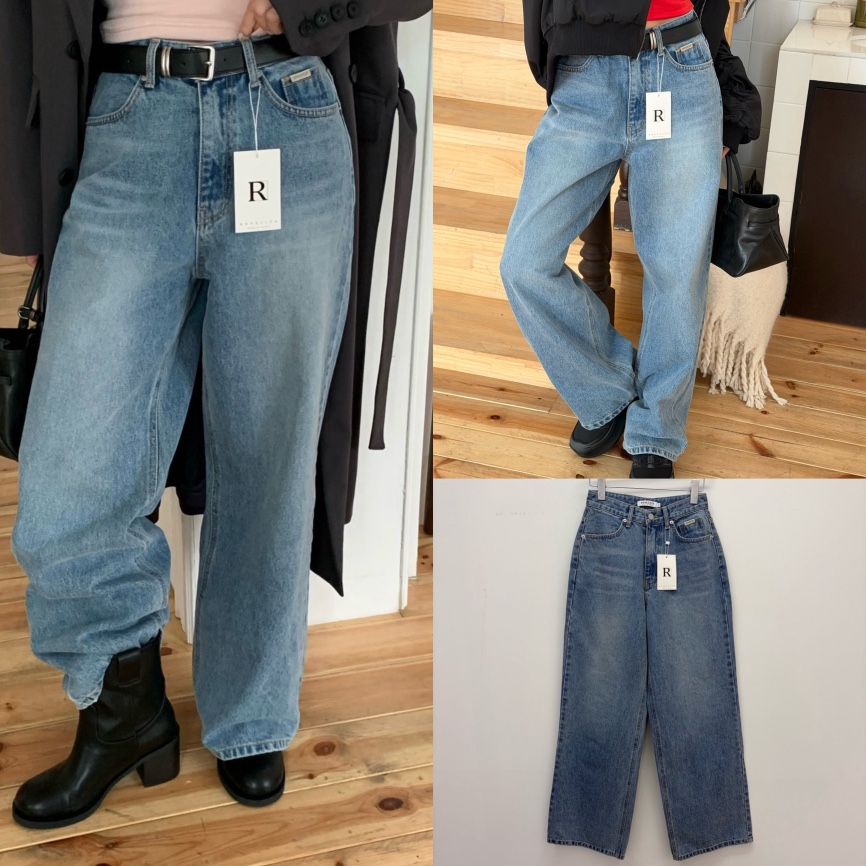 REVE CITE-L東大門直郵女裝新款真品休閑26春夏職業牛仔褲REVE CITE-L牛仔褲