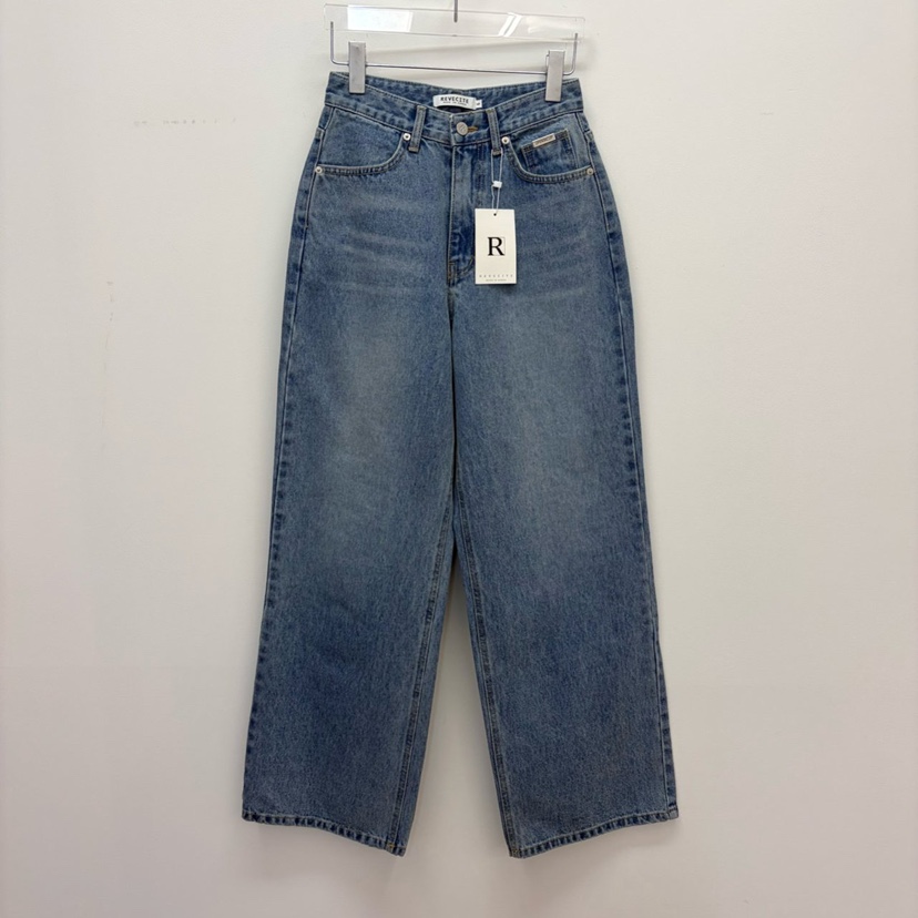 REVE CITE-L東大門直郵女裝新款真品休閑26春夏職業牛仔褲REVE CITE-L牛仔褲圖色1
