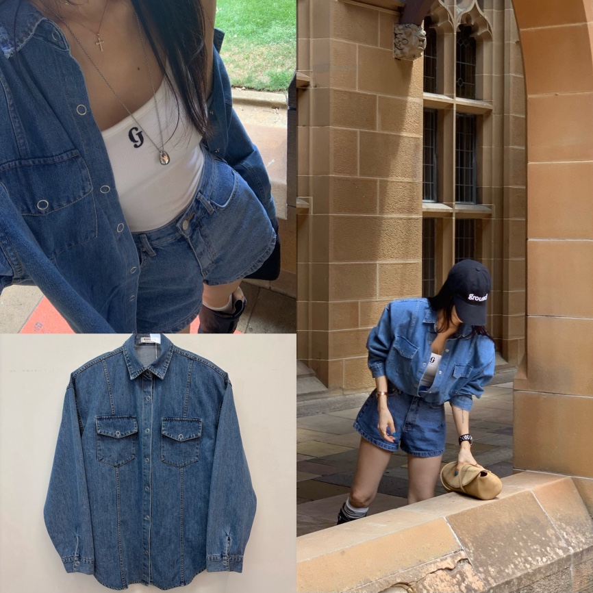 REVE CITE-L韓國代購女士新品時尚職業推薦熱賣襯衫蕾絲衫REVE CITE-L襯衫/蕾絲衫