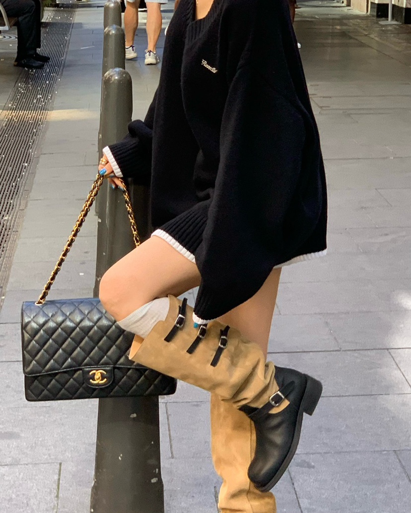 REVE CITE-L韓國直郵女裝新品26春夏真品職業針織衫V領REVE CITE-L針織衫