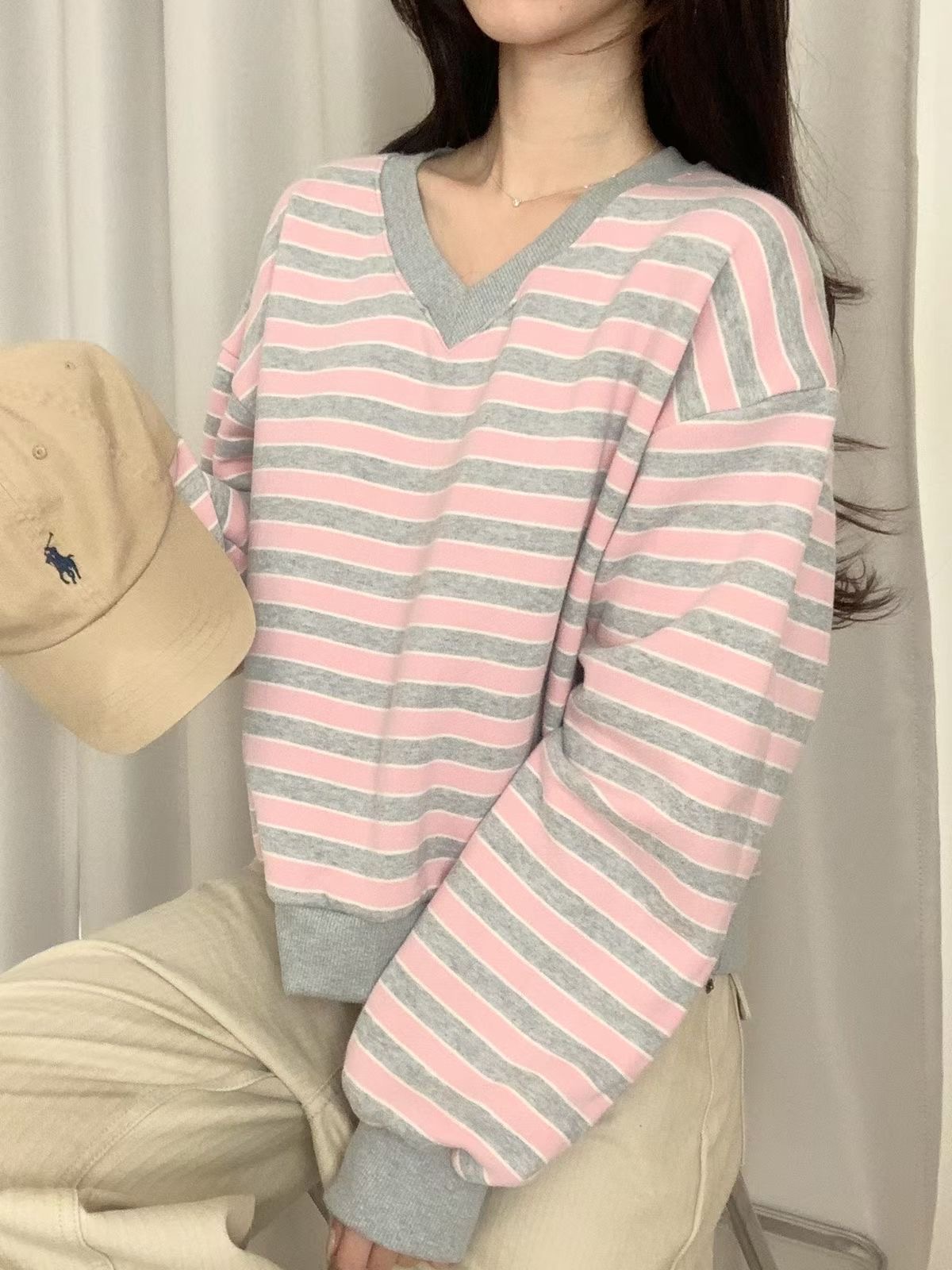 BLUSHER韓國直郵女士新款推薦休閑真品26春夏人氣職業衛衣BLUSHER衛衣圖色1