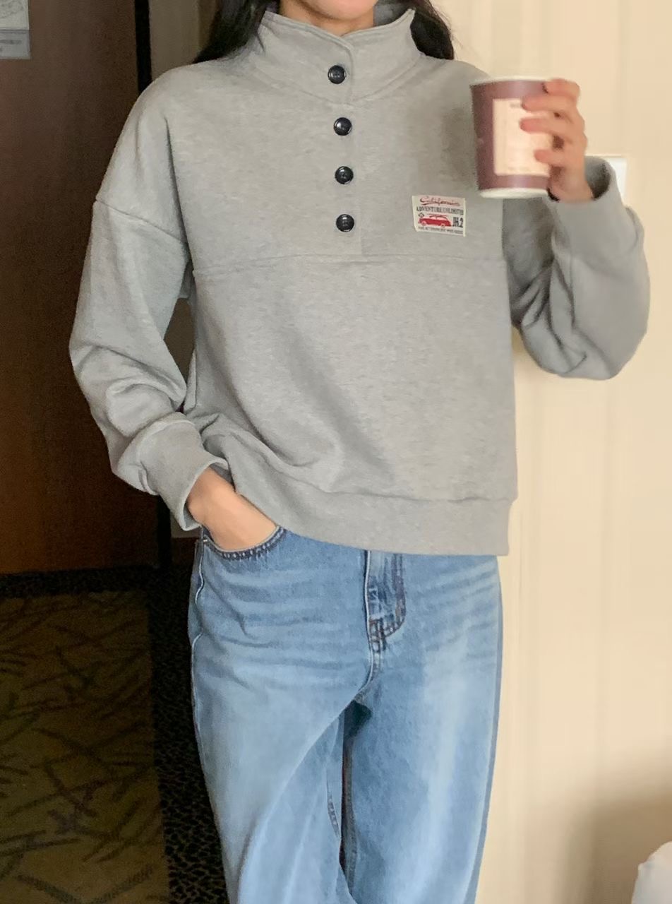 BLUSHER東大門代購女士新款26春夏熱賣職業真品時尚人氣衛衣BLUSHER衛衣圖色2