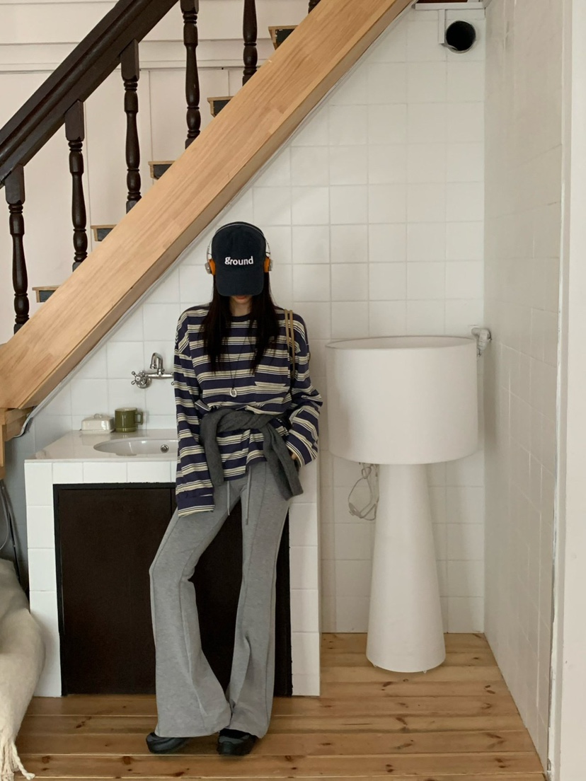 REVE CITE-L韓國代購女裝新款推薦長袖T恤不含配飾口袋REVE CITE-L長袖T恤