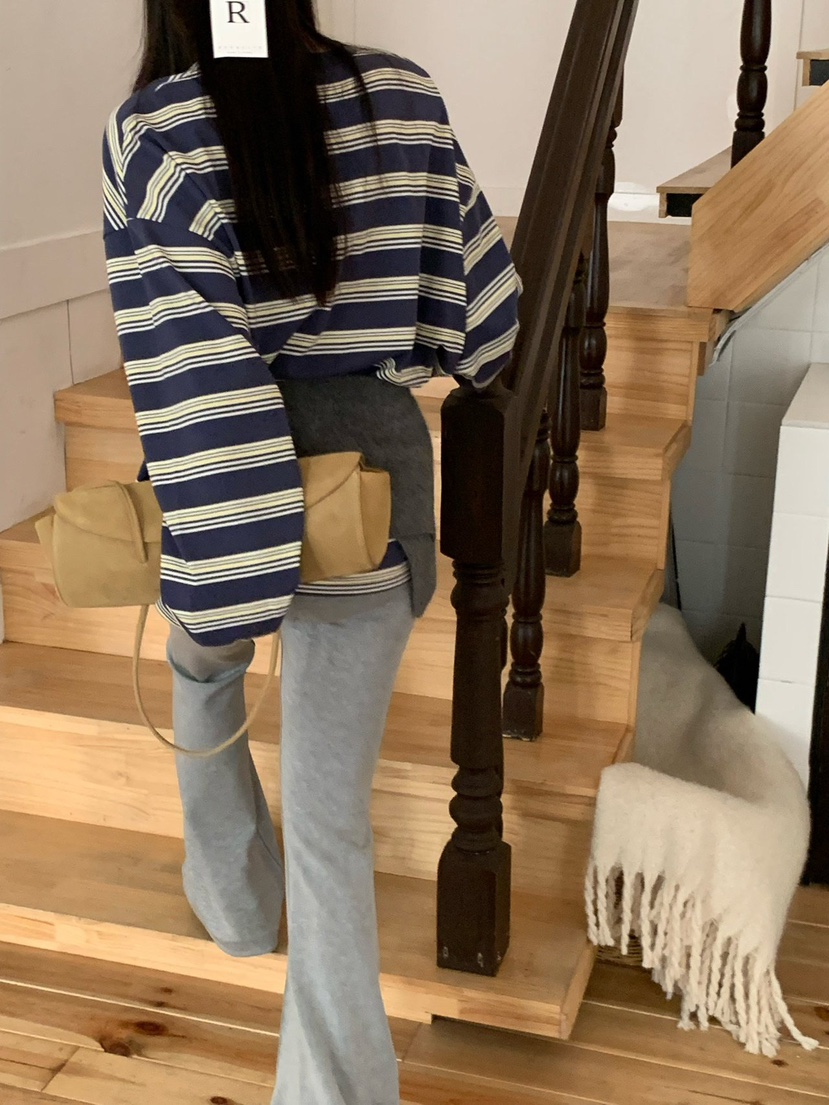 REVE CITE-L韓國代購女裝新款推薦長袖T恤不含配飾口袋REVE CITE-L長袖T恤