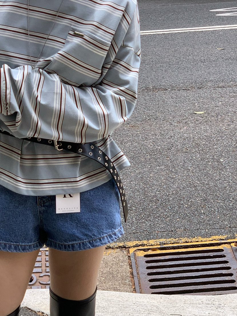 REVE CITE-L韓國代購女裝新款推薦長袖T恤不含配飾口袋REVE CITE-L長袖T恤