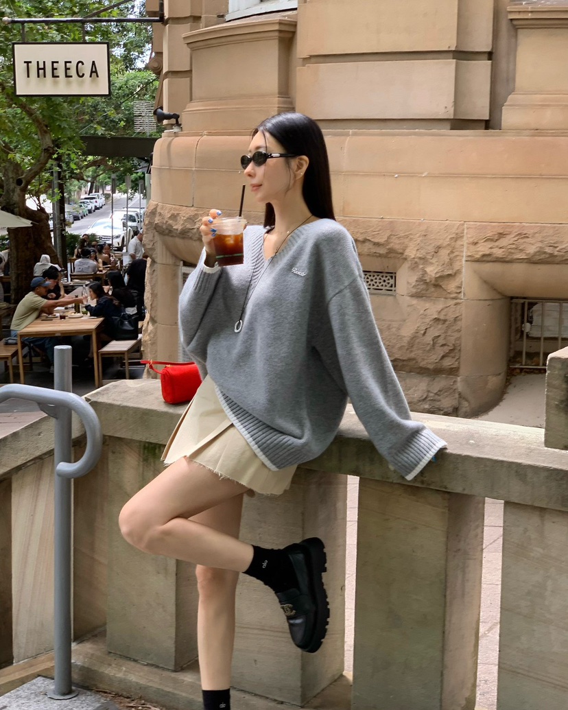 REVE CITE-L韓國代購女裝新款熱賣裙褲不含腰帶百褶褶裙REVE CITE-L裙褲