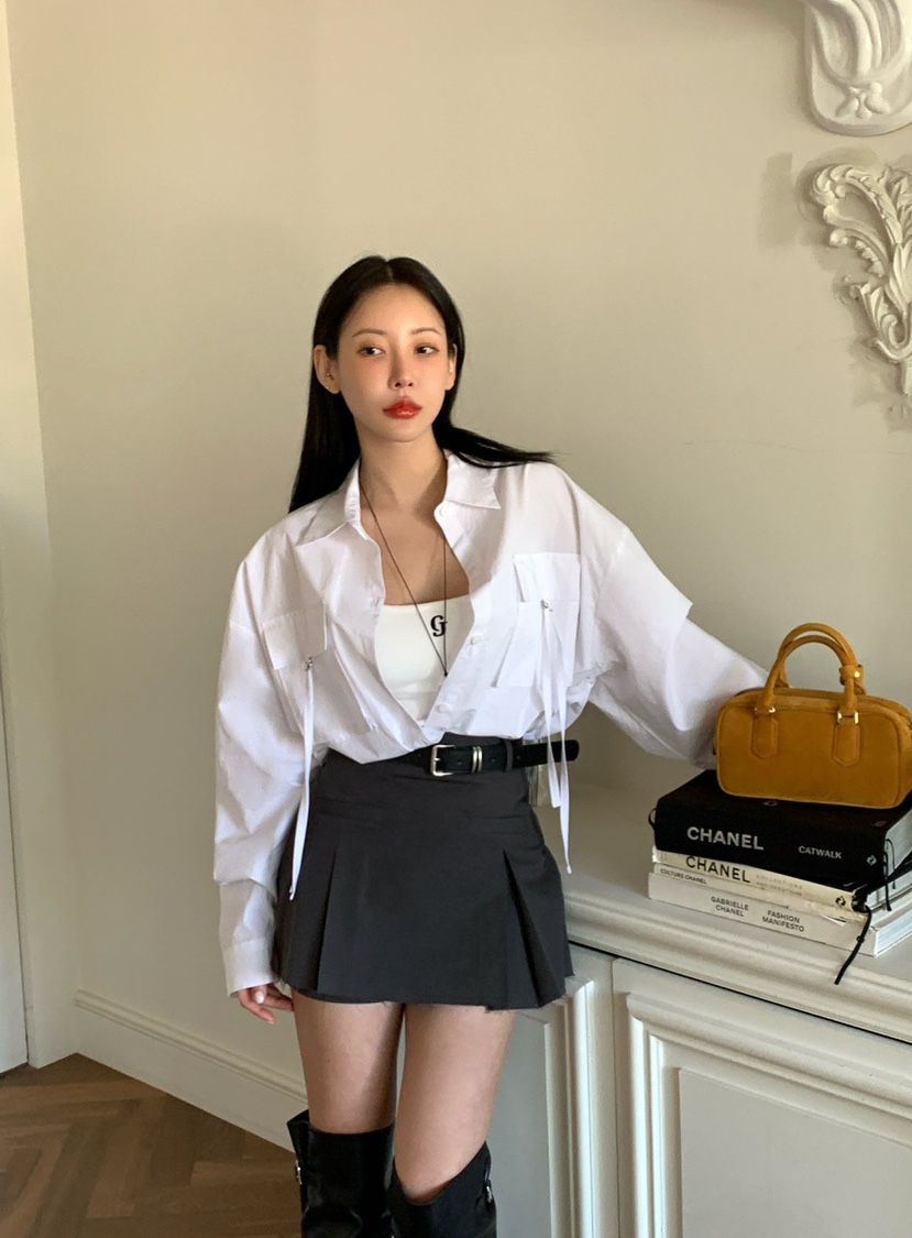 REVE CITE-L韓國代購女裝新款熱賣裙褲不含腰帶百褶褶裙REVE CITE-L裙褲