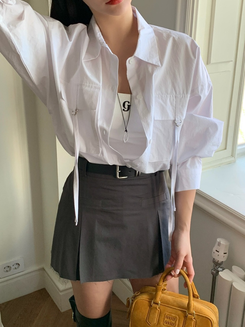 REVE CITE-L韓國代購女裝新款熱賣裙褲不含腰帶百褶褶裙REVE CITE-L裙褲