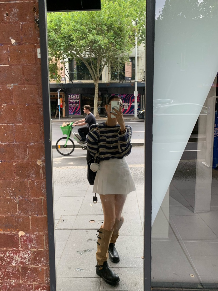 REVE CITE-L韓國代購女裝新款熱賣裙褲不含腰帶百褶褶裙REVE CITE-L裙褲